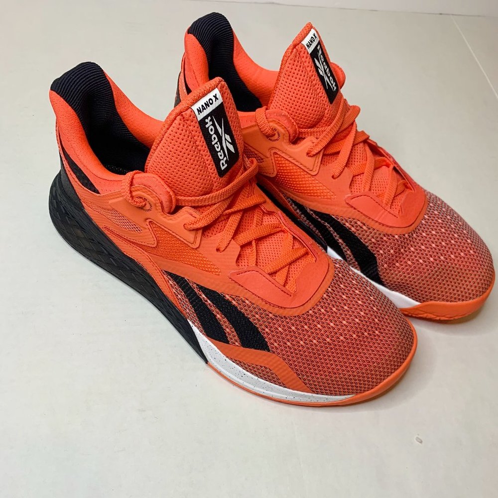 Reebok Orange Nano X Cross Trainers Sneakers 10